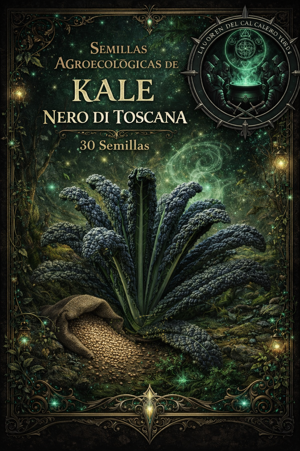 Semillas Agroecológicas de: Kale Nero Di Toscana