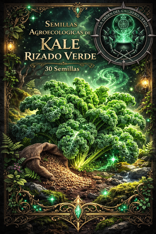 Semillas Agroecológicas de: Kale Rizado Verde