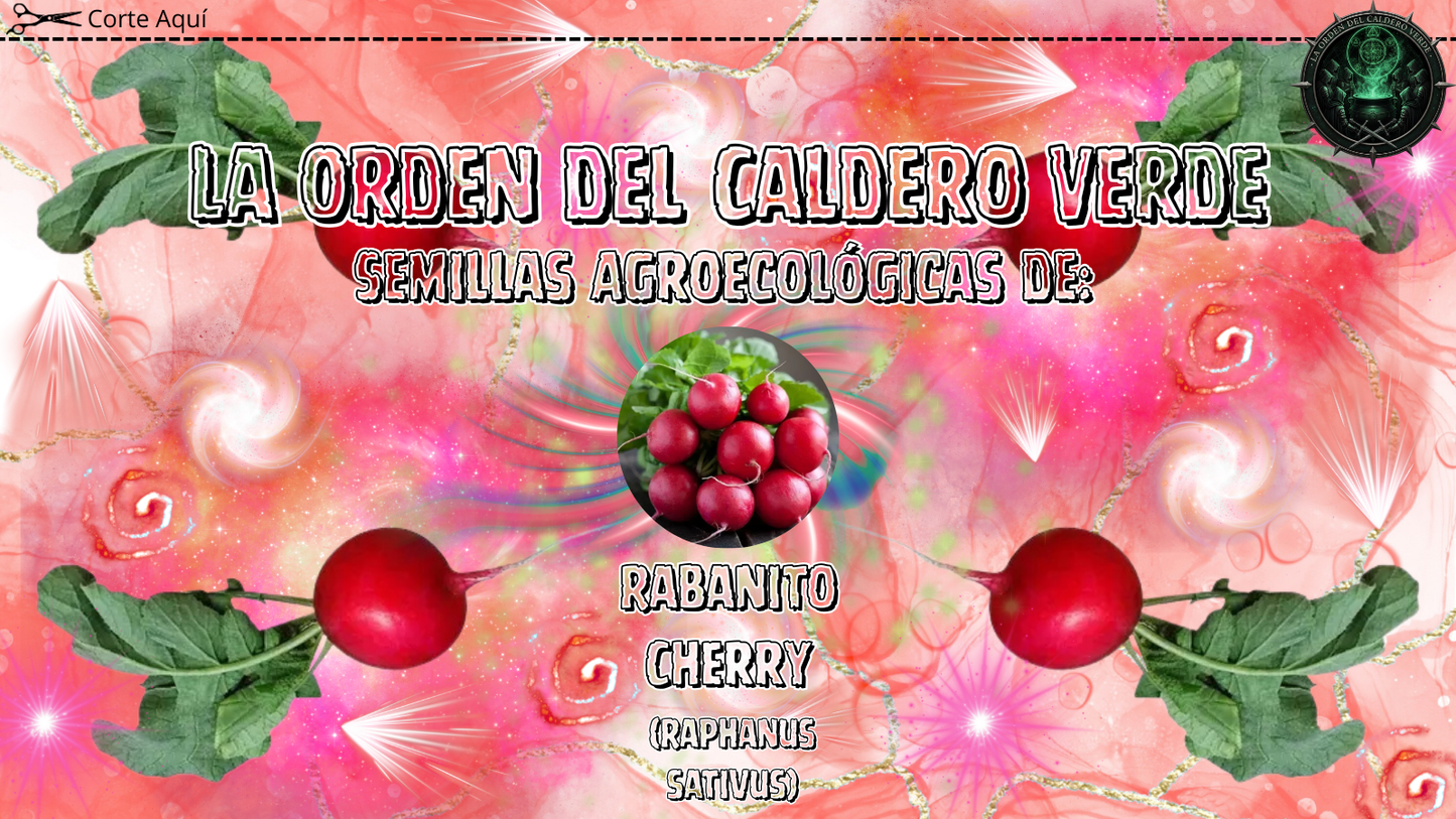 Semillas Agroecológicas de: Rabanito Cherry